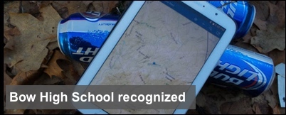 Bow High School receives national recognition for GIS app to map trash
