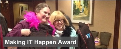 Ina Ahern wins 2015 Making IT Happen award